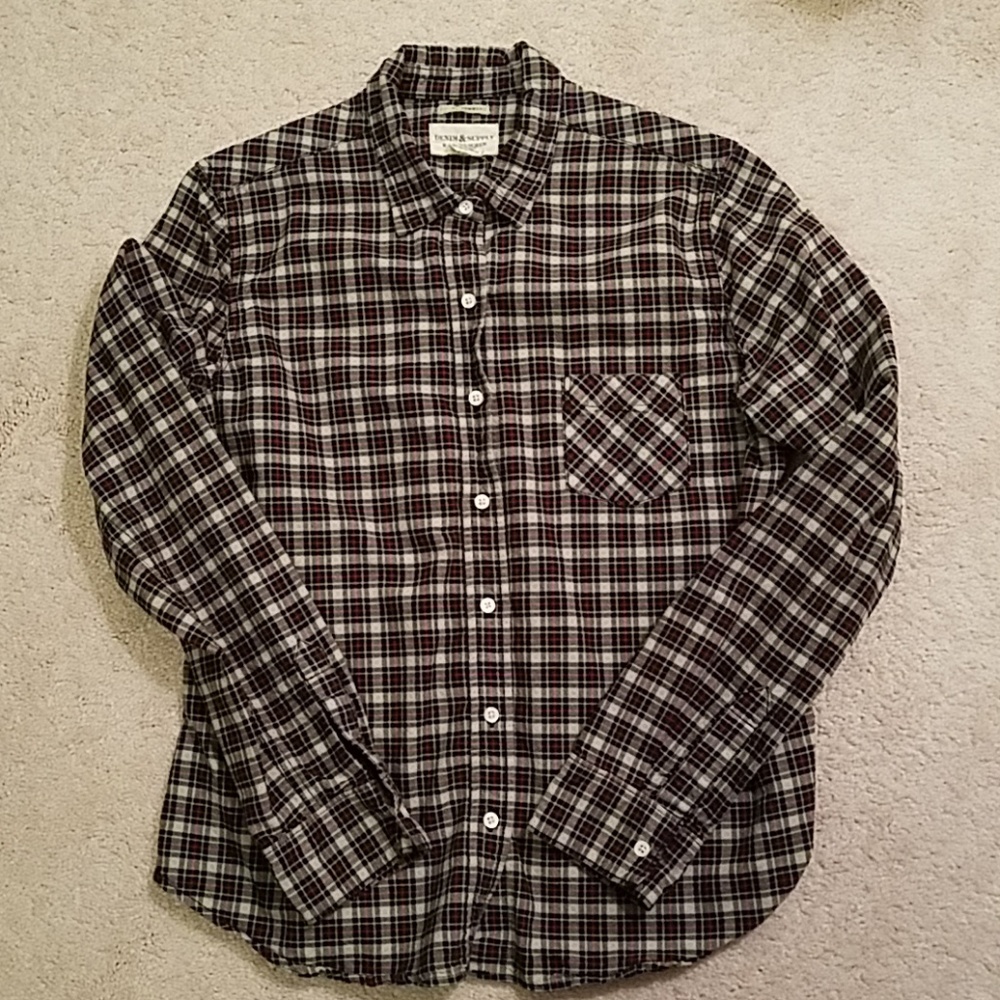 Ralph Lauren Tomboy Plaid Shirt Large